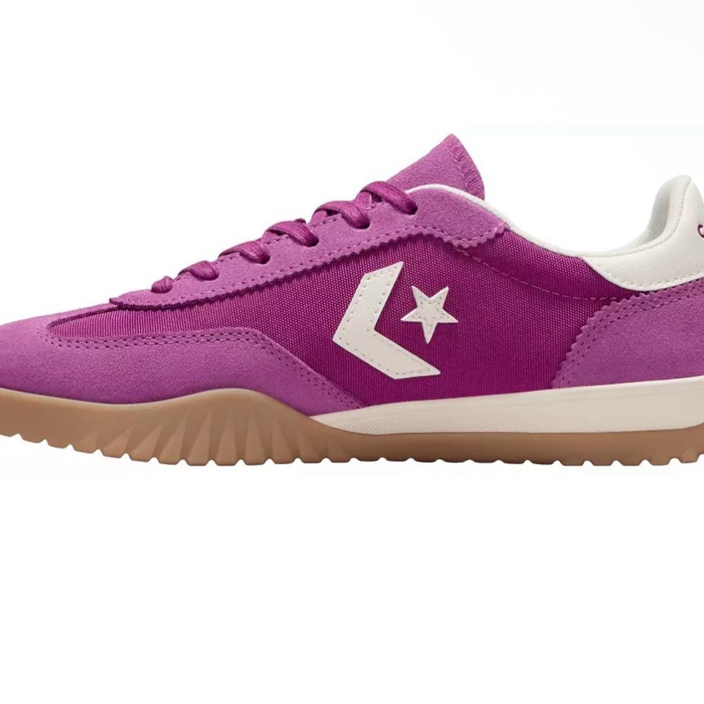 Converse Fuchsia Sneakers with White Star